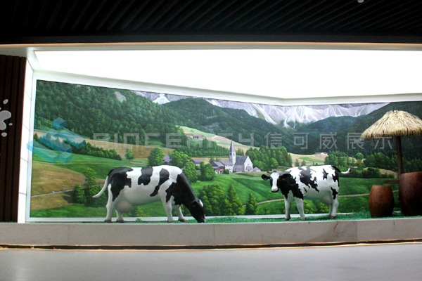 卡士酸奶展廳設計現場圖