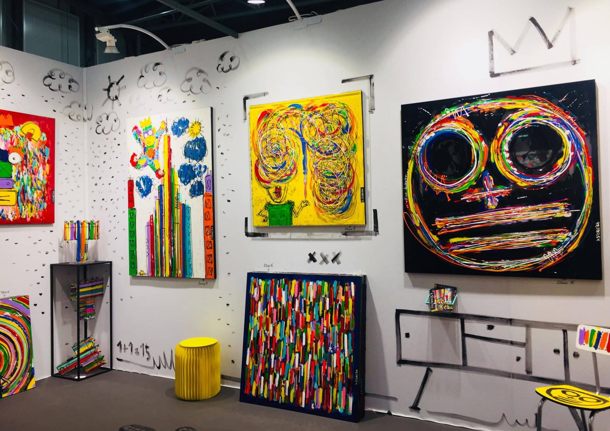 巴黎當代藝術博覽會，art3f，藝術展會現場