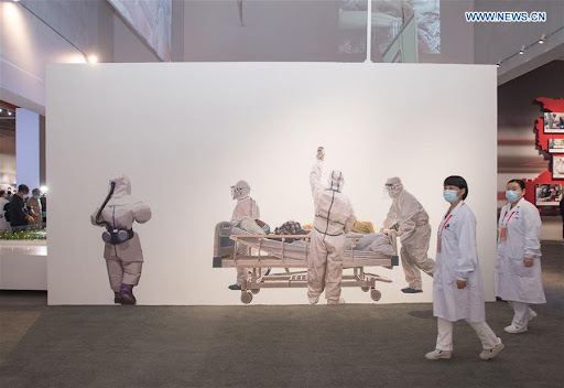 新冠展覽，新冠展位，新冠畫作展示